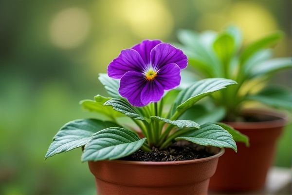 Growing African Violets in Self-Watering Pots for Vibrant Indoor Blooms