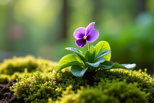 Growing African Violets in Sphagnum Moss for Vibrant, Healthy Blooms