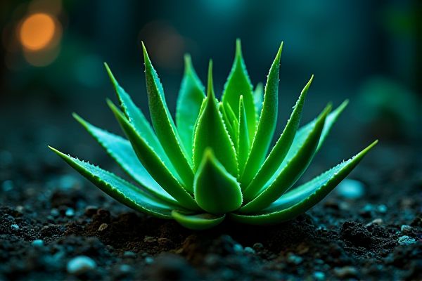 Growing Aloe Vera Under LED Artificial Light for Healthy Succulent Growth
