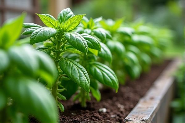 Growing Lush Basil in Gutter Gardens for Space-Saving Fresh Herbs