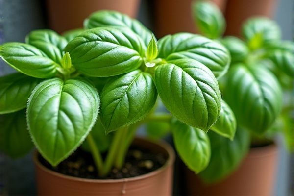 Maximize Space by Planting Basil in Vertical Garden Pockets for Lush Growth