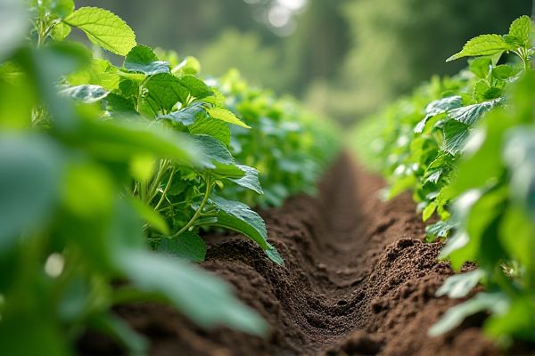Maximize Bean Growth with Efficient Drip Irrigation in Row Planting