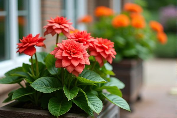 Growing Vibrant Begonias in North-Facing Porch Planters for Year-Round Charm