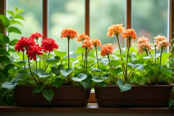 Growing Vibrant Begonias in Windowsill Herb Gardens for Year-Round Color
