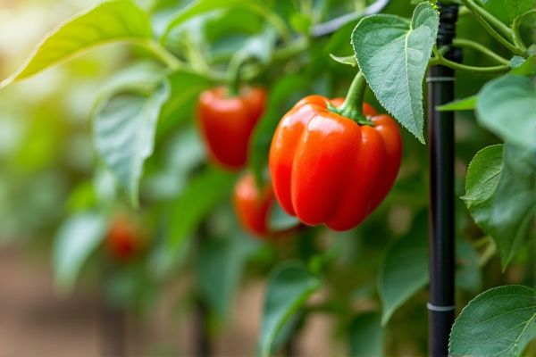 Maximize Bell Pepper Growth with Effective Drip Irrigation Systems