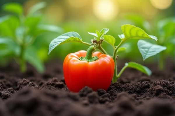 Growing Healthy Bell Peppers in Neem-Treated Soil for Pest-Resistant Harvests