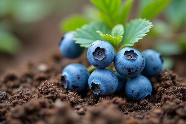 Growing Blueberries in Cold Northern Climates Using Mulch for Enhanced Growth