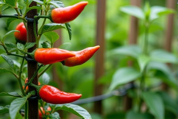 Maximize Space by Growing Chili Peppers in Vertical Garden Towers for Spicy Harvests