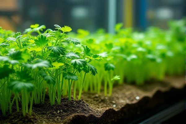 Grow Vibrant Cilantro in Aquaponic Fish Tank Systems for Fresh, Sustainable Herbs
