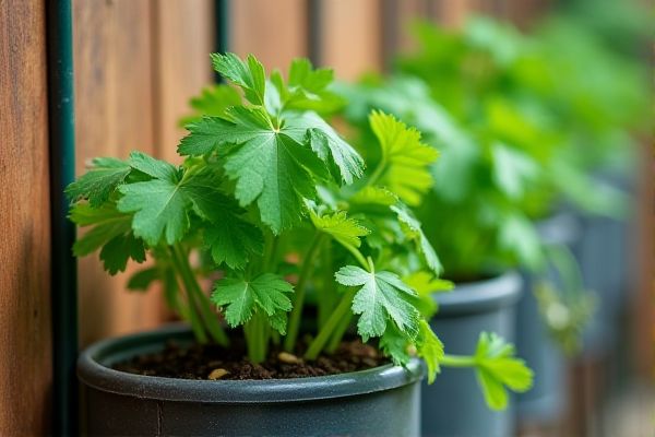 Grow Fresh Cilantro in Vertical Wall Planters for Space-Smart Herb Gardening