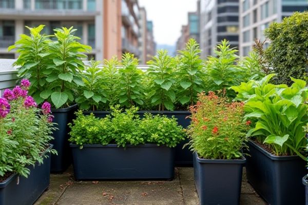 Growing Vibrant Croton Plants in Urban Rooftop Containers for Colorful Outdoor Spaces
