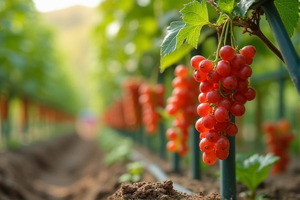 Growing Healthy Currants in Drip-Irrigated Arid Climates for Optimal Fruit Production
