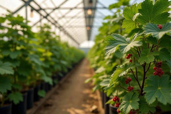 Maximize Currant Growth in Greenhouses Using Artificial Lighting Techniques