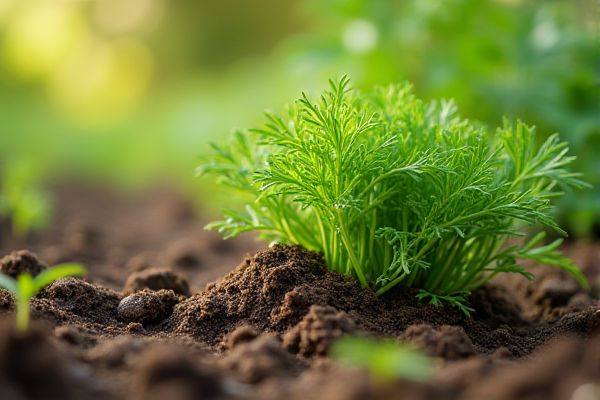 Growing Lush Dill in Sandy Loam Soil for Enhanced Herb Flavor and Growth