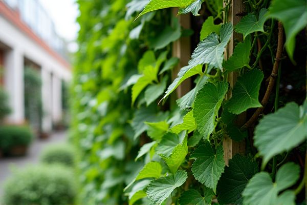 Maximize Greenery with English Ivy in Urban Vertical Gardens for Lush Living Walls