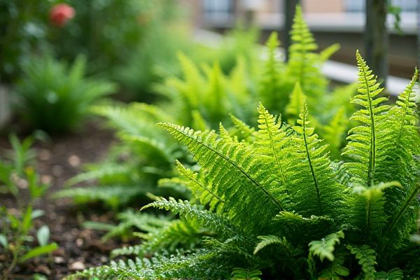 Growing Ferns in Shaded Rooftop Gardens for Lush Greenery and Natural Elegance