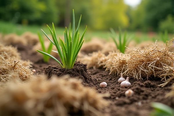 Growing Garlic in Straw Bales for a Bountiful Harvest