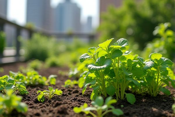 Growing Goosefoot on Urban Rooftop Gardens for Fresh Greens and Natural Beauty