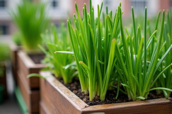 Grow Lush Green Onions in Rooftop Container Gardens for Fresh Flavors All Season