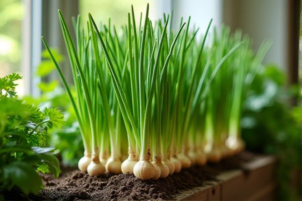 Grow Flavorful Green Onions in Your Window Herb Garden for Fresh Culinary Herbs