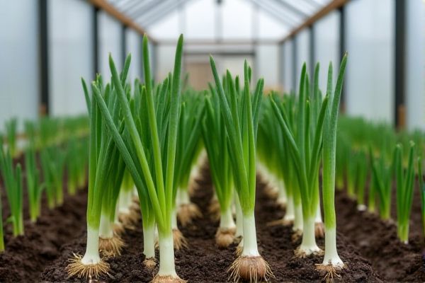Growing Green Onions in Winter Greenhouse Setups for Year-Round Harvests