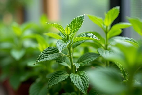 Growing Lemon Balm in Indoor Herb Walls for Fresh Aromatic Flavors Year-Round