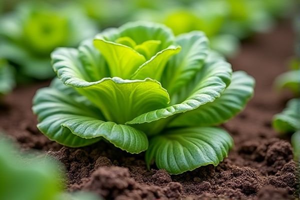 Thriving Lettuce Growth in Heavily Mulched No-Dig Garden Beds