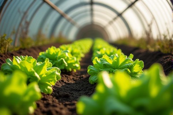 Growing Crisp Lettuce in Polytunnels for Early Spring Harvests