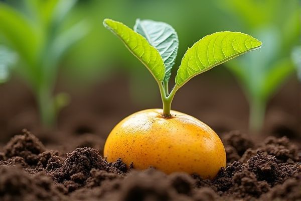 Growing Mango Trees in Peat Moss Substrates for Enhanced Root Development and Yield