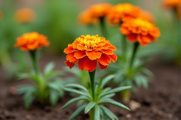 Growing Vibrant Marigolds in Clay Soil for a Blooming Garden Display