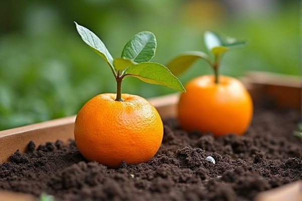 Grow Vibrant Orange Trees in Raised Beds for Enhanced Fruit Production