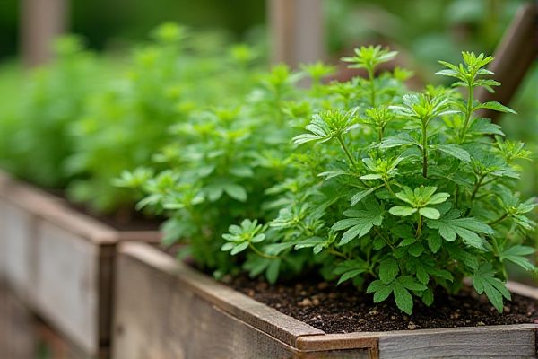 Grow Lush Oregano Using Space-Saving Pallet Planters for a Vibrant Herb Garden