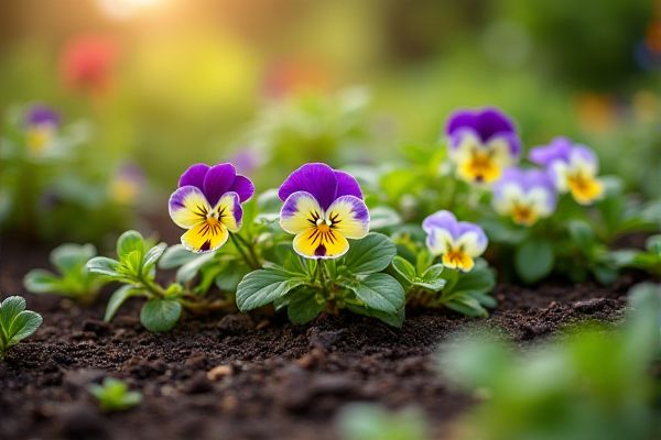 Growing Pansy in Medicinal Herb Beds for Enhanced Healing Gardens