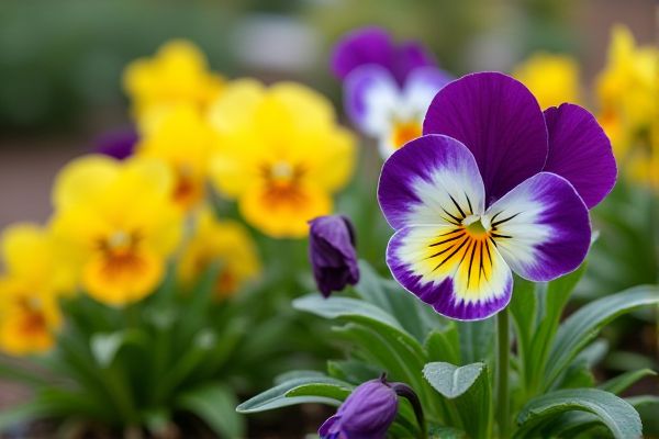 Growing Vibrant Pansies in Raised Garden Beds for Year-Round Color