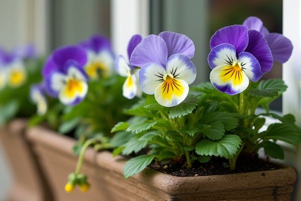Growing Vibrant Pansies in Window Planters to Brighten Apartment Spaces
