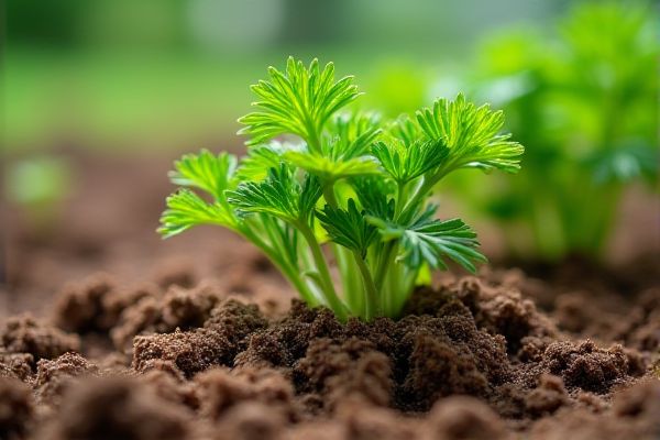 Growing Lush Parsley Using Coconut Coir for Healthy, Vibrant Herbs