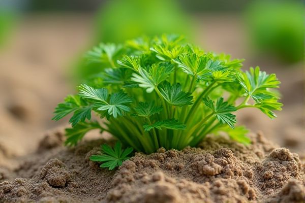 Growing Lush Parsley in Sandy Soil for a Vibrant Herb Garden
