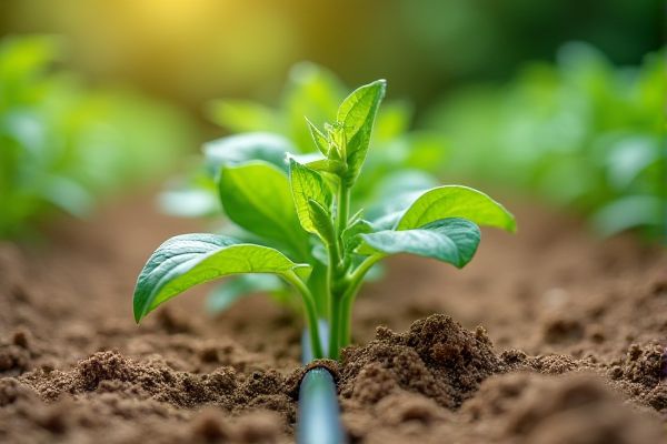 Maximize Pea Growth in Sandy Loam Using Efficient Drip Irrigation Techniques