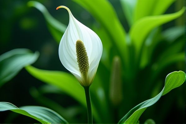 Creating a Lush Underwater Landscape with Peace Lily in Aquarium Tanks