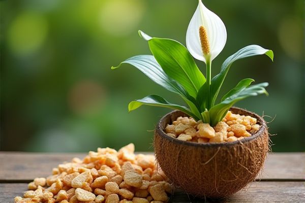 Growing Peace Lilies in Coconut Husk Chips for Healthier, Sustainable Indoor Plants