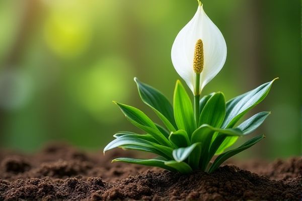 Growing Peace Lilies in Macerated Peat Moss for Optimal Indoor Plant Health