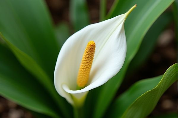 Growing Peace Lilies in Orchid Bark Mix for Enhanced Drainage and Health