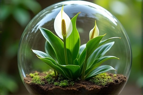 Creating a Lush Peace Lily Terrarium for Elegant Indoor Greenery