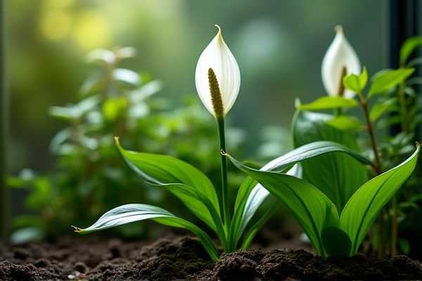 Growing Peace Lilies in Vivarium Setups for Lush Indoor Ecosystems