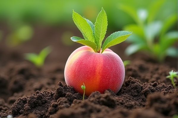 Growing Healthy Peach Trees in Acidic Soil with pH 5.5 for Optimal Fruit Production