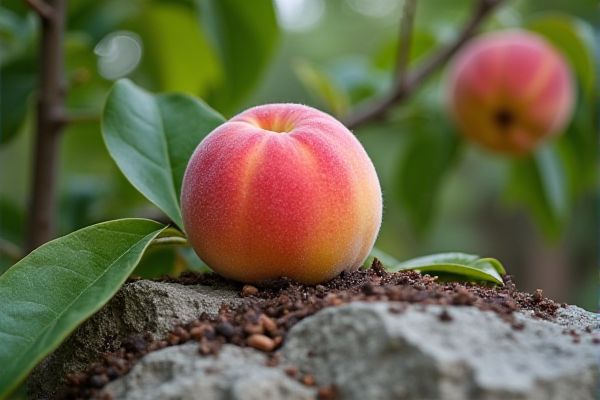 Growing Peach Trees in Rocky Terrain for Strong, Fruitful Harvests