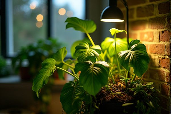Maximize Indoor Greenery by Growing Philodendron in Basement Apartments Using Grow Lights