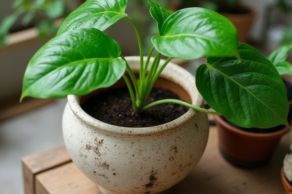 Growing Philodendron in Ceramic Pots Without Drainage Holes for Healthy Indoor Foliage