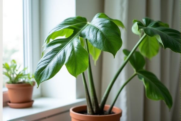 Enhance Minimalist Scandinavian Interiors with Stylish Philodendron Planting