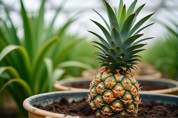 Growing Pineapple in Greenhouse Containers for Year-Round Fresh Fruit